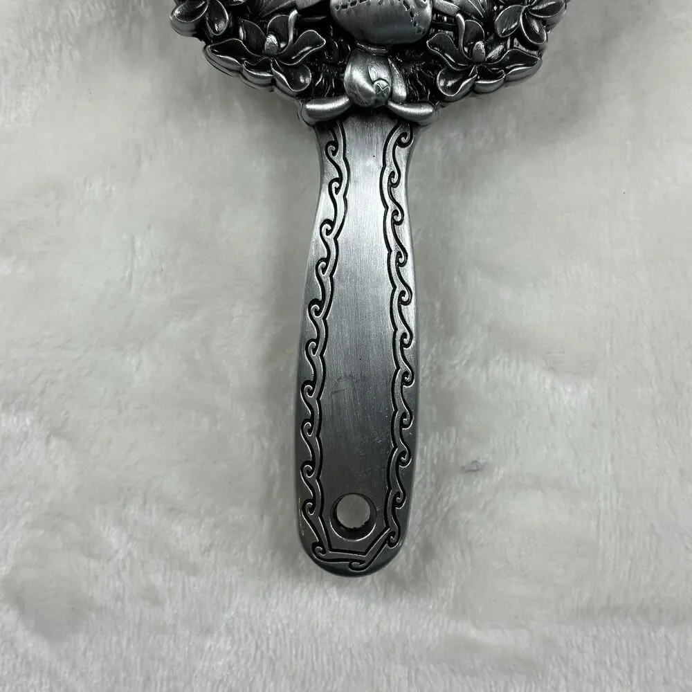 NEW Loungefly‎ Disney Lilo & Stitch Metal Hair Brush Silver Gothic Hawaiian Rare